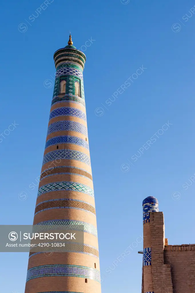 Islam Khodja Minaret, Ichan Kala, Khiva, Uzbekistan