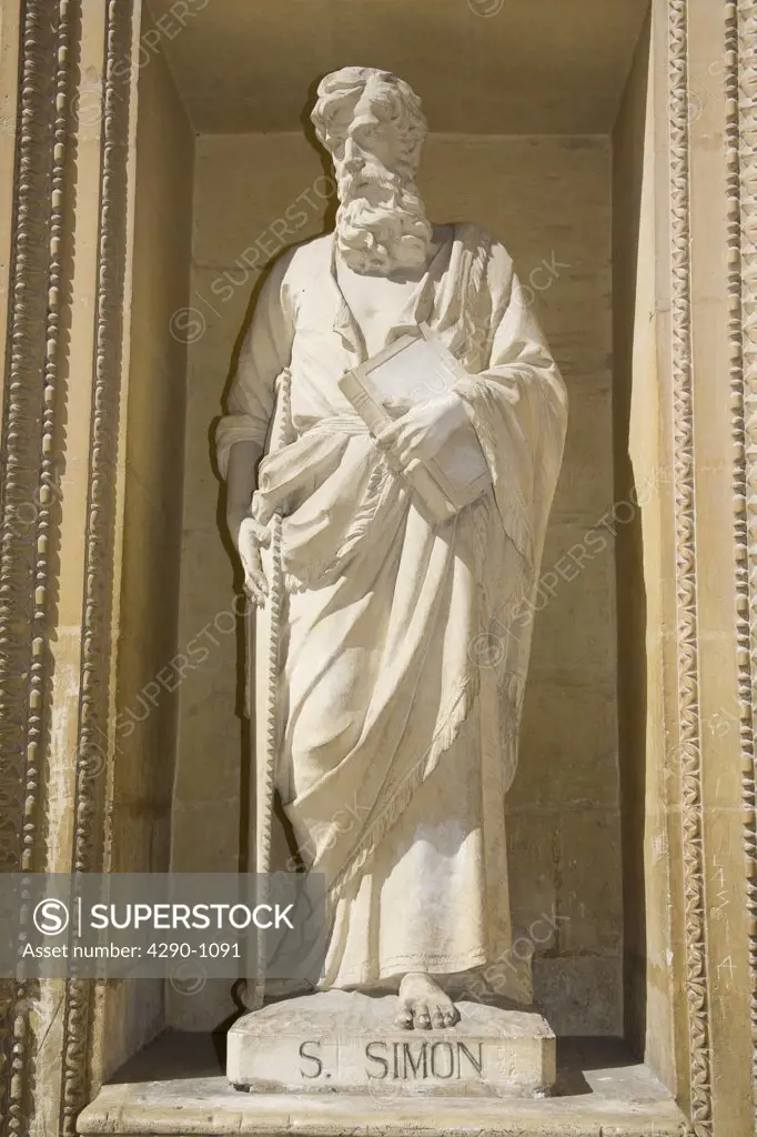 St Simon Statue, Parish Church of the Assumption of the Blessed Virgin Mary, also known as Church of Saint Mary, Mosta, Malta