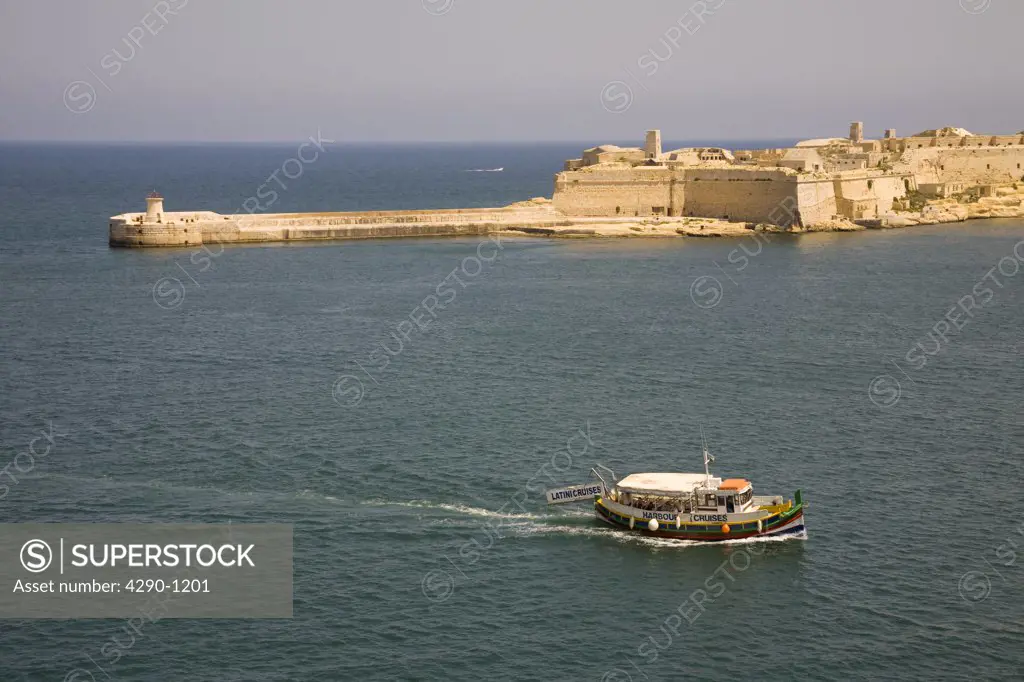 View of Valletta Harbour, Valletta, Malta