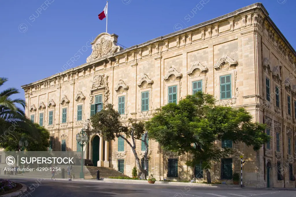 Auberge de Castille et Leon, The Prime Ministers office, Castille Place, Valletta, Malta