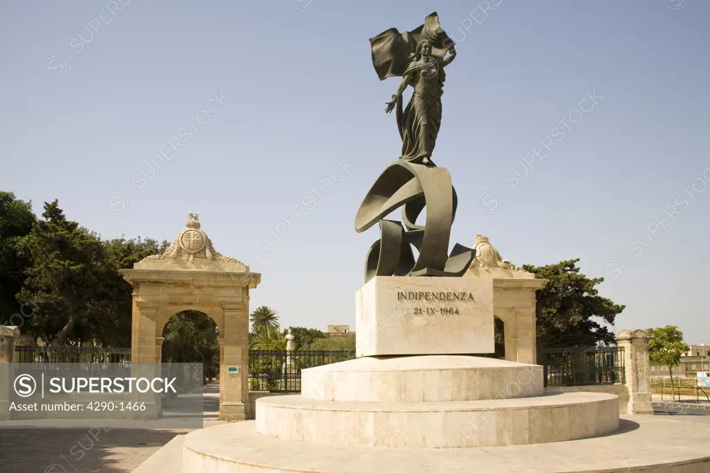 Independence Monument, Maglio Gardens, The Mall, Floriana, Valletta, Malta