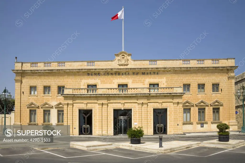 Central Bank of Malta, Bank Centrali Ta Malta, Pjazza Kastilja, Valletta, Malta
