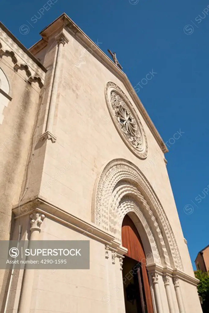 Castelmola Cathedral, Piazza Duomo, Castelmola, Sicily, Italy