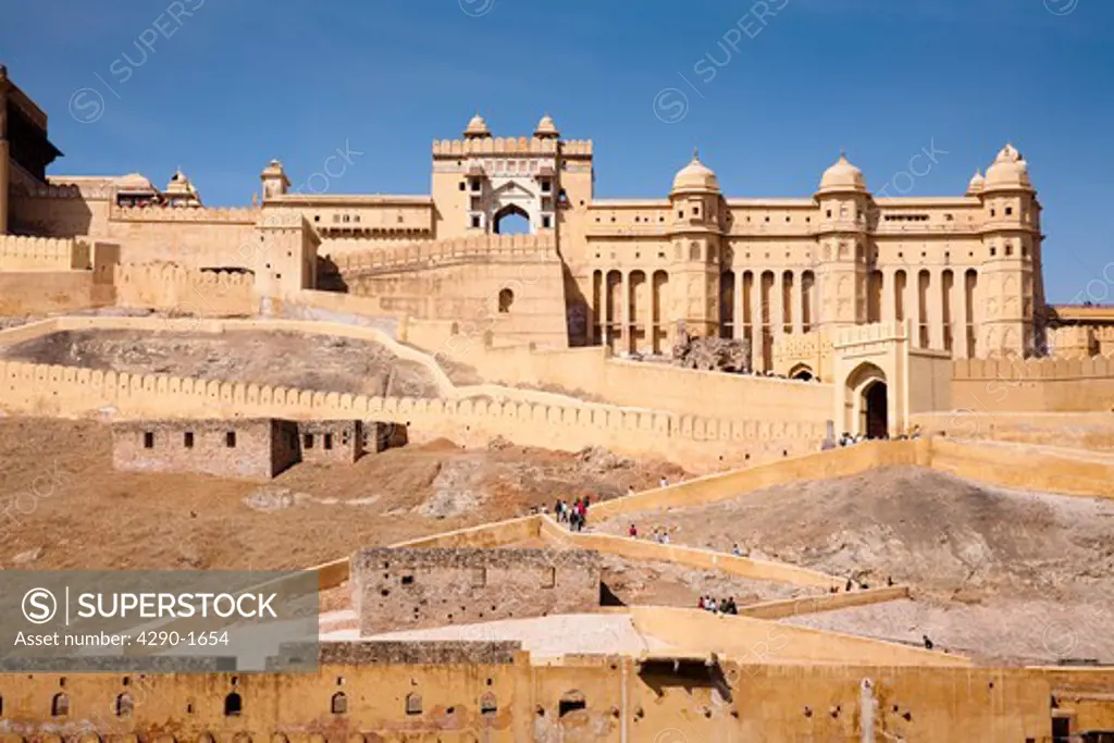 Amber Palace, also known as Amber Fort, Amber, near Jaipur, Rajasthan, India