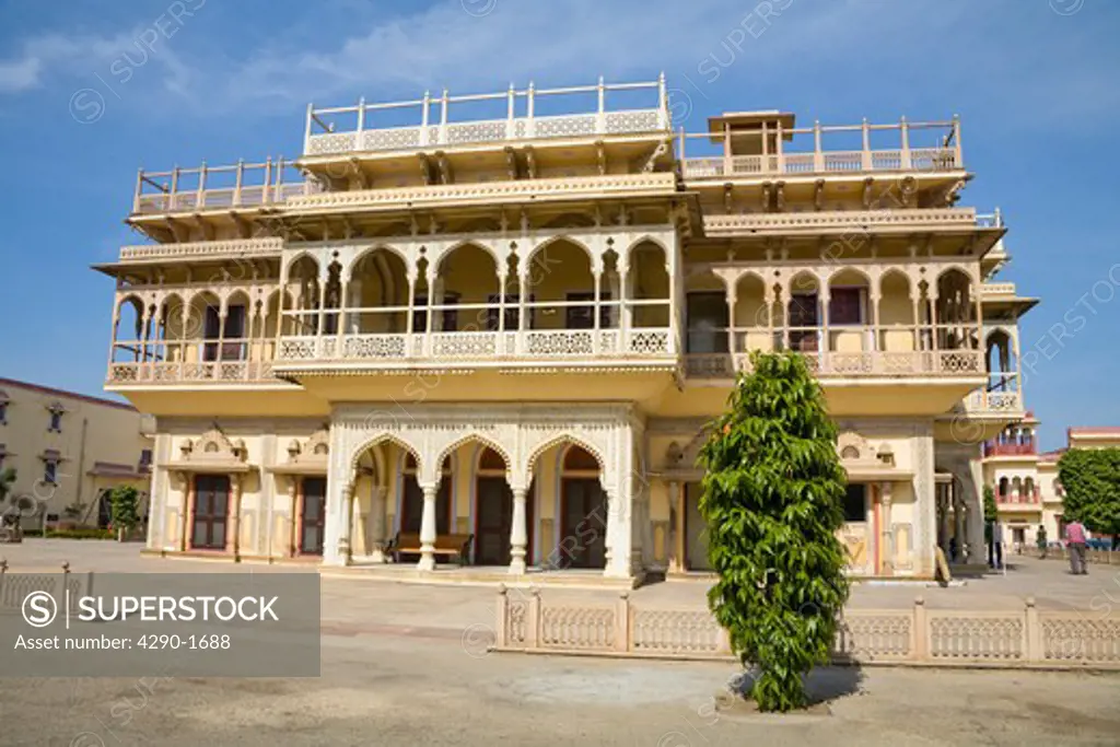 Mubarak Mahal, Reception Hall, Sawai Man Singh Museum, inside City Palace, Jaipur, Rajasthan, India