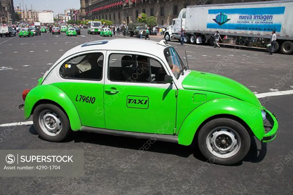 Volkswagen Beetle taxi, Mexico City, Mexico