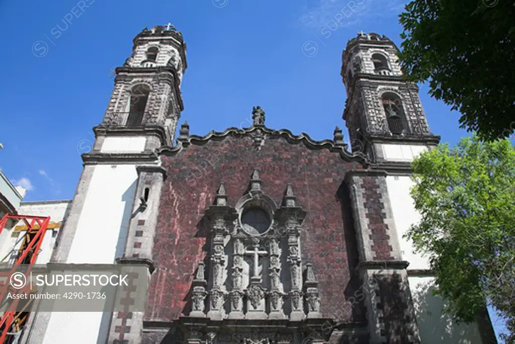 Templo de la Santa Veracruz, Plaza de la Santa Veracruz, Avenida Hidalgo, Mexico City, Mexico