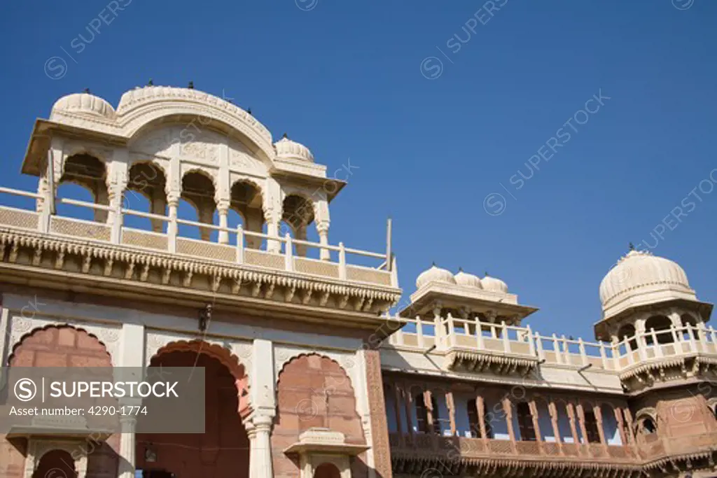 Shri Raj Ratan Bihari Mandir Temple, Bikaner, Rajasthan, India