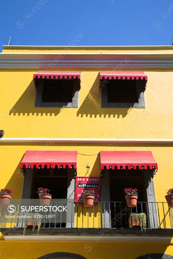 Bar and Museo Vittorios, near the Zocalo, Puebla, Mexico