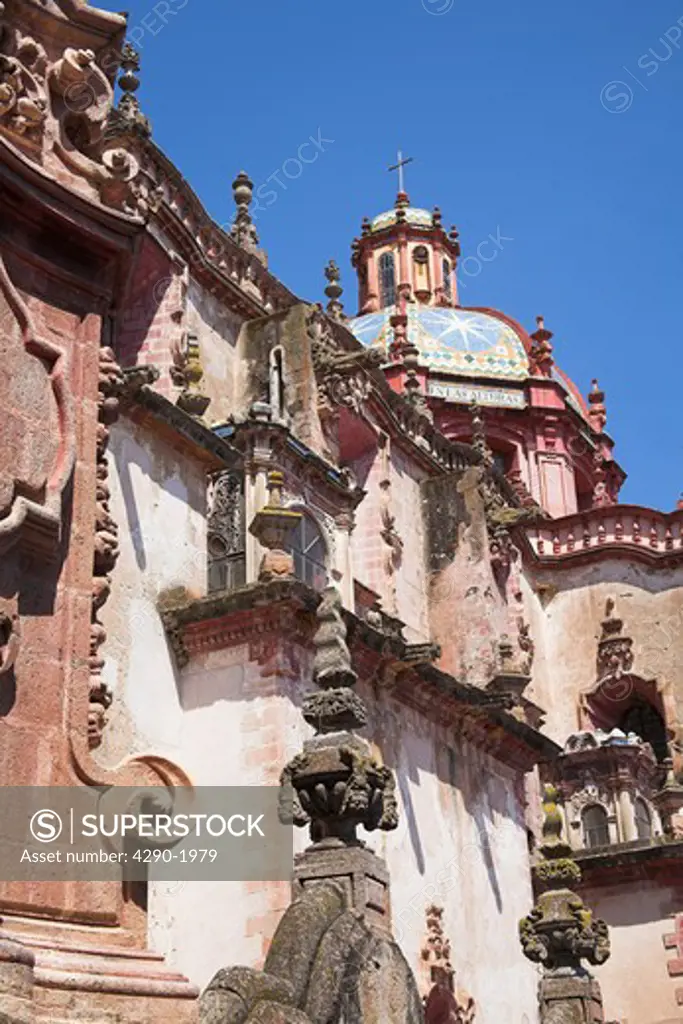 Iglesia de Santa Prisca, Santa Prisca Church, Plaza Borda, Zocalo, Taxco, Mexico