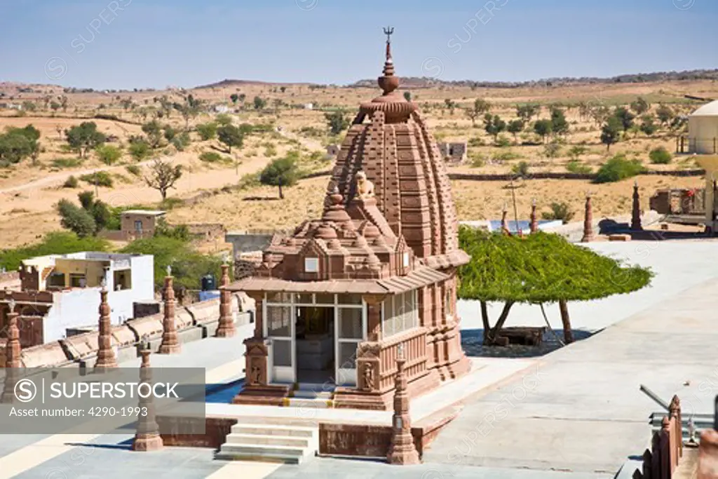 A temple within the Sachiya Mata Temple complex, Osian, near Jodhpur, Rajasthan, India