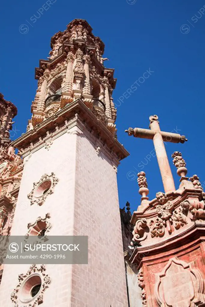 Iglesia de Santa Prisca, Santa Prisca Church, Plaza Borda, Zocalo, Taxco, Mexico