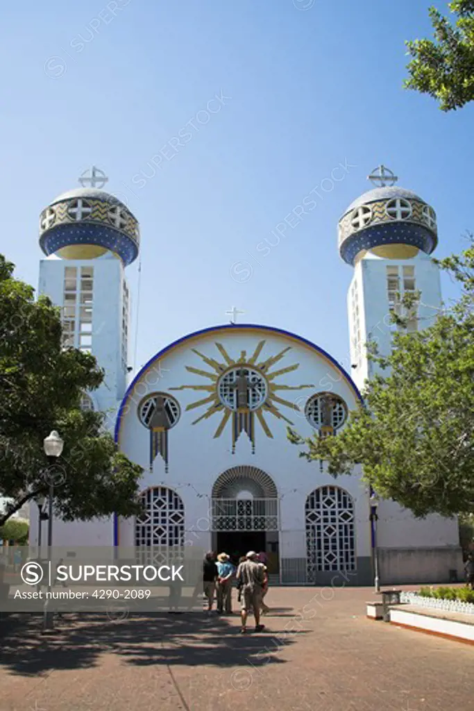 Catedral de Nuestra Senora de la Soledad, Acapulco Cathedral, Zocalo, Acapulco, Guerrero State, Mexico