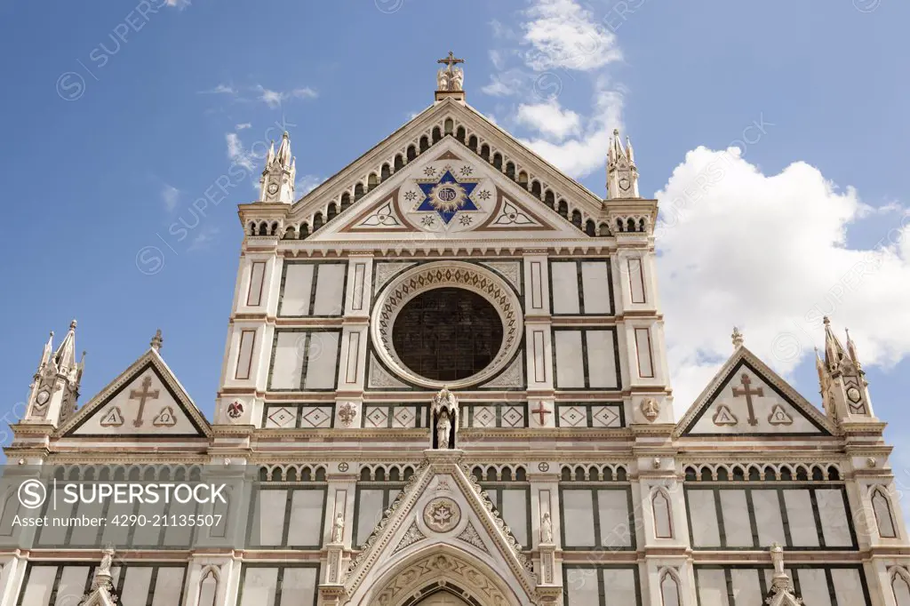 Santa Croce Church, Piazza Di Santa Croce, Florence, Tuscany, Italy