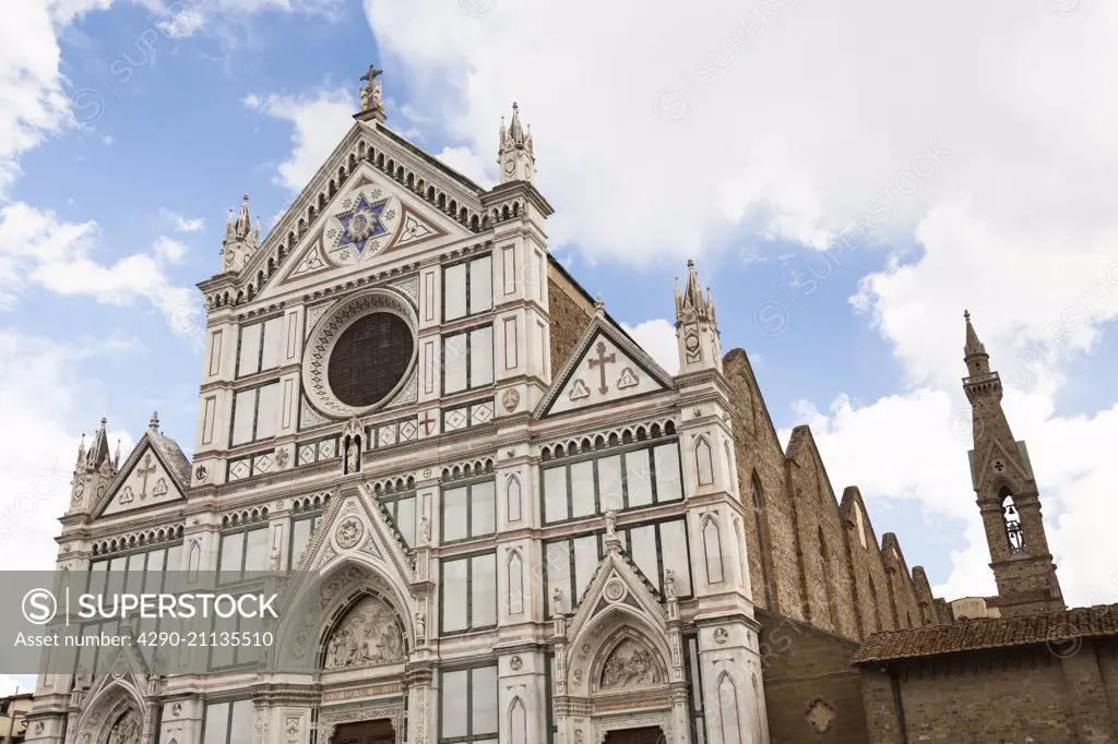 Santa Croce Church, Piazza Di Santa Croce, Florence, Tuscany, Italy
