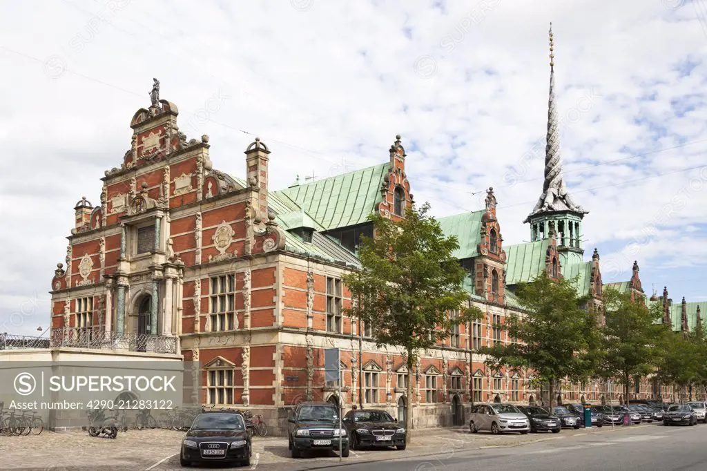 The Old Stock Exchange, Borsen, Nasdaq Copenhagen, Slotsholmen, Copenhagen, Denmark 