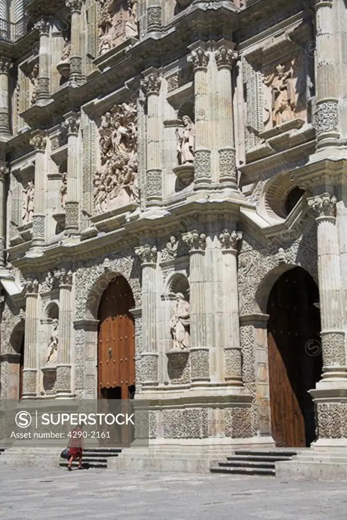 Catedral de Metropolitana, Cathedral of the Virgin of the Assumption, Zocalo, Oaxaca, Oaxaca State, Mexico