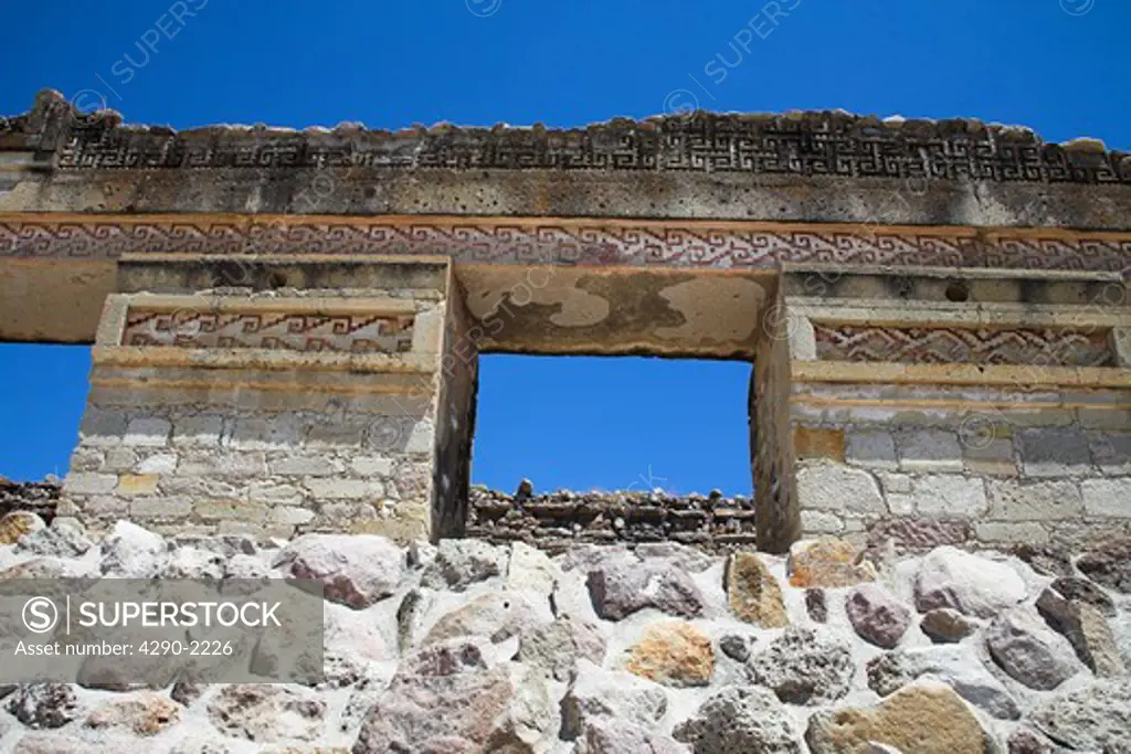 Ruins at Mitla Archaeological Site, San Pablo Villa de Mitla, Mitla, near Oaxaca, Oaxaca State, Mexico