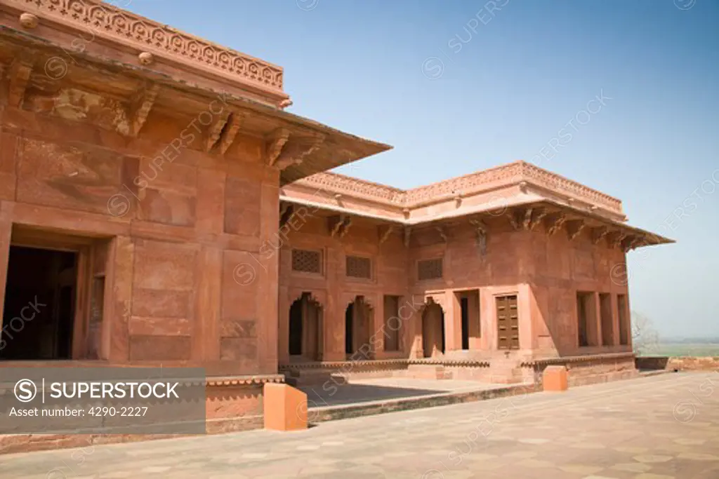 The Treasury, also known as Ankh Michauli, Fatehpur Sikri, near Agra, Uttar Pradesh, India