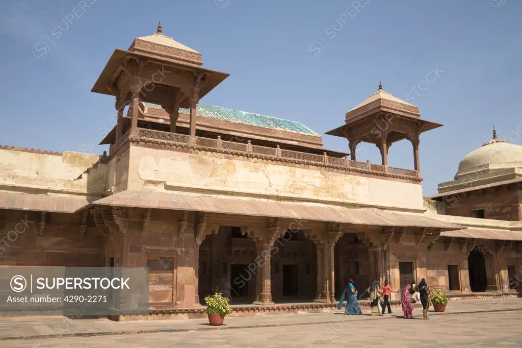 Jodha Bai Palace, Fatehpur Sikri, near Agra, Uttar Pradesh, India