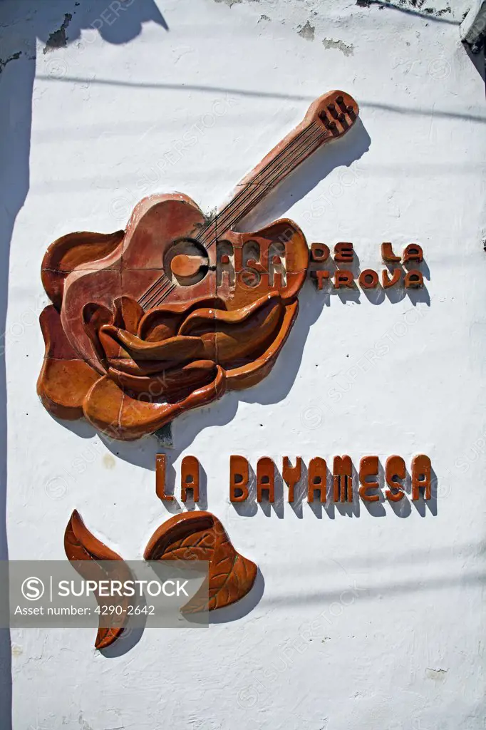 Casa de la Trova, location for traditional Cuban music, Bayamo, Granma Province, Cuba