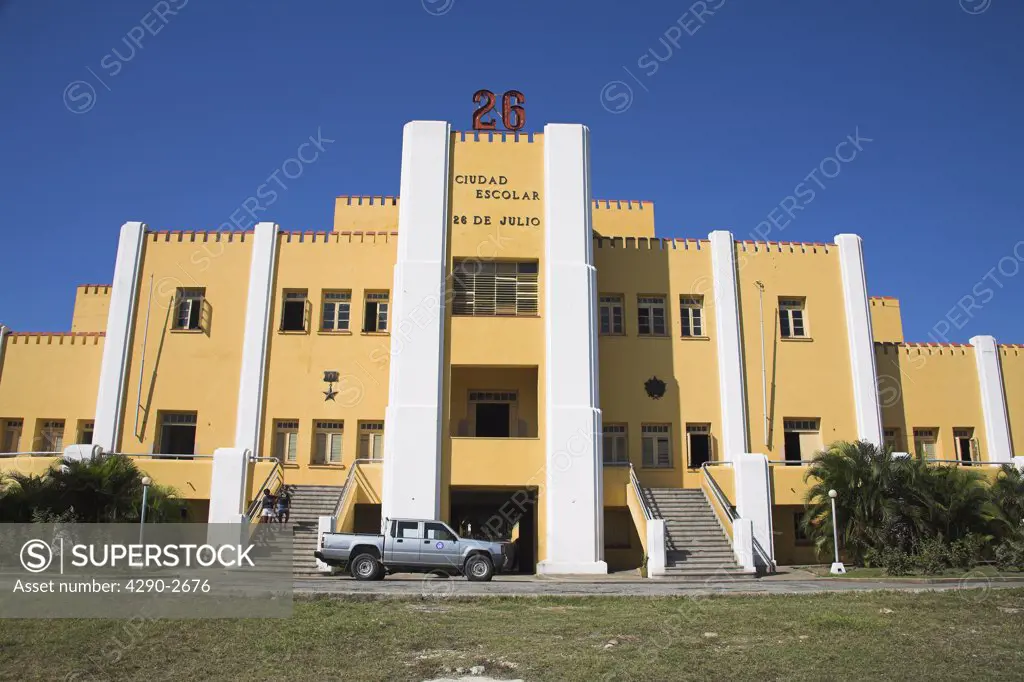 Antiguo Cuartel Moncada Garrison, School and Museum, Santiago de Cuba, Cuba. Attacked by Castro 26th July 1953
