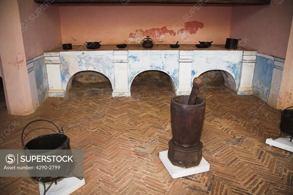 Old kitchen, Palacio Cantero, Museo Historico Municipal, Trinidad, Sancti Spiritus Province, Cuba