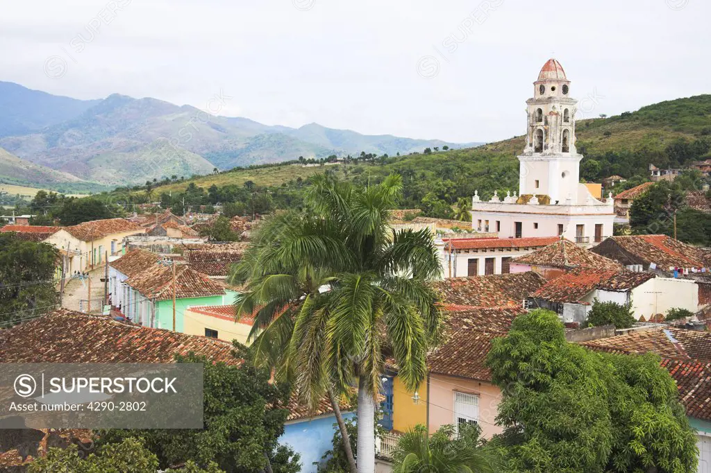 View from Palacio Cantero, Museo Historico Municipal, Trinidad, Sancti Spiritus Province, Cuba