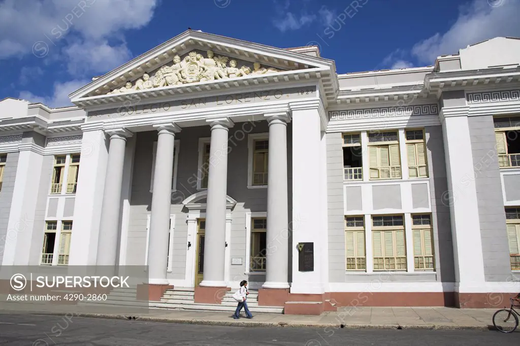 Colegio San Lorenzo, Parque Jose Marti, Plaza de Armas, Cienfuegos, Cienfuegos Province, Cuba