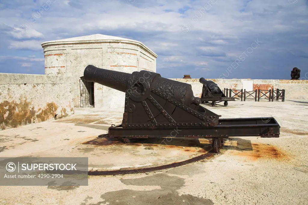 Cannon, El Morro Fortress, Morro Castle, Havana, La Habana Vieja, Cuba