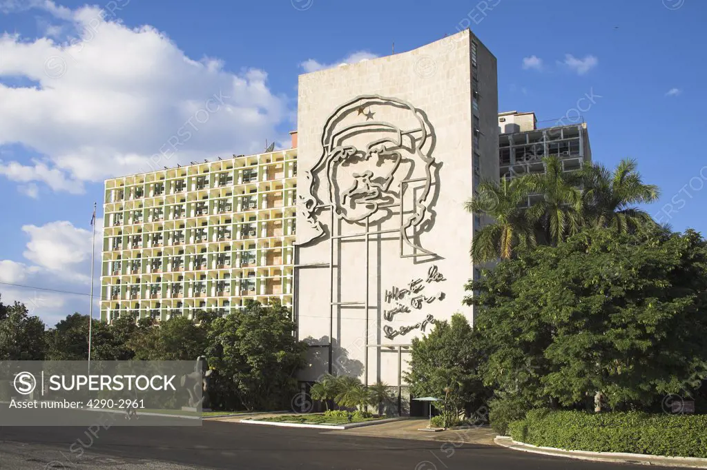 Ministry of the Interior, Plaza de la Revolucion, Revolution Square, Havana, Cuba