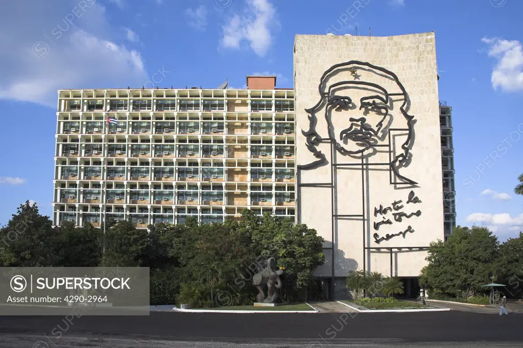 Ministry of the Interior, Plaza de la Revolucion, Revolution Square, Havana, Cuba