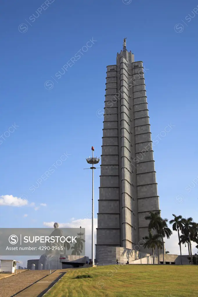 Monumento Jose Marti, Plaza de la Revolucion, Revolution Square, Havana, Cuba