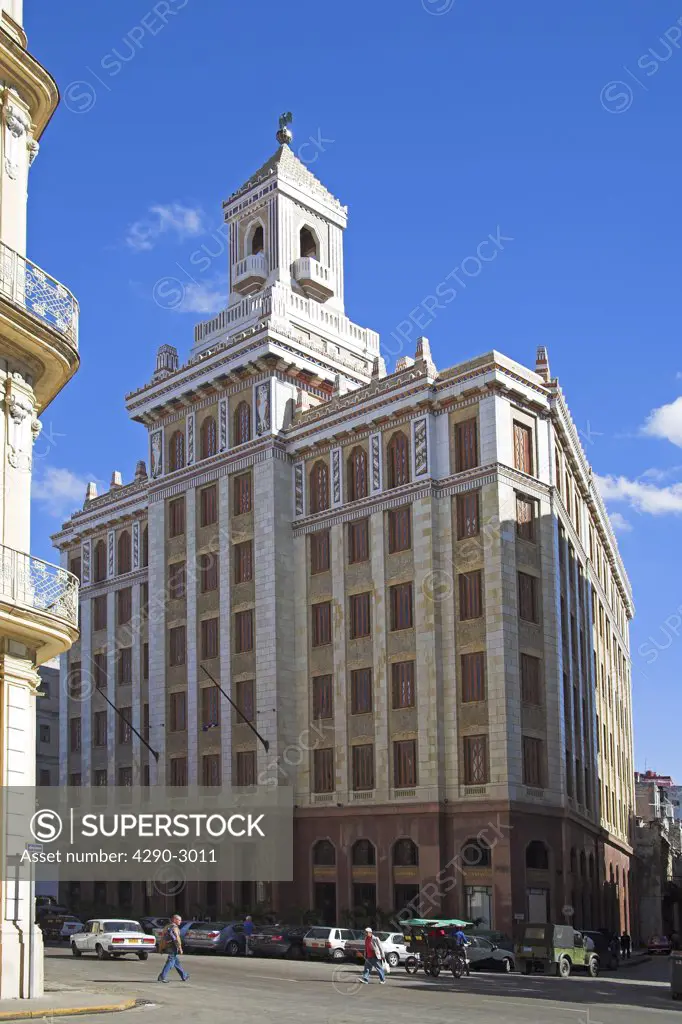 Art Deco Edificio Bacardi, Bacardi Building, Havana, La Habana Vieja, Cuba