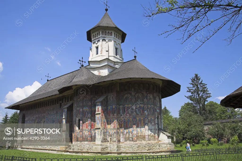Church Of The Annunciation, Moldovita Monastery, Moldovita, Southern Bucovina, Moldavia, Romania