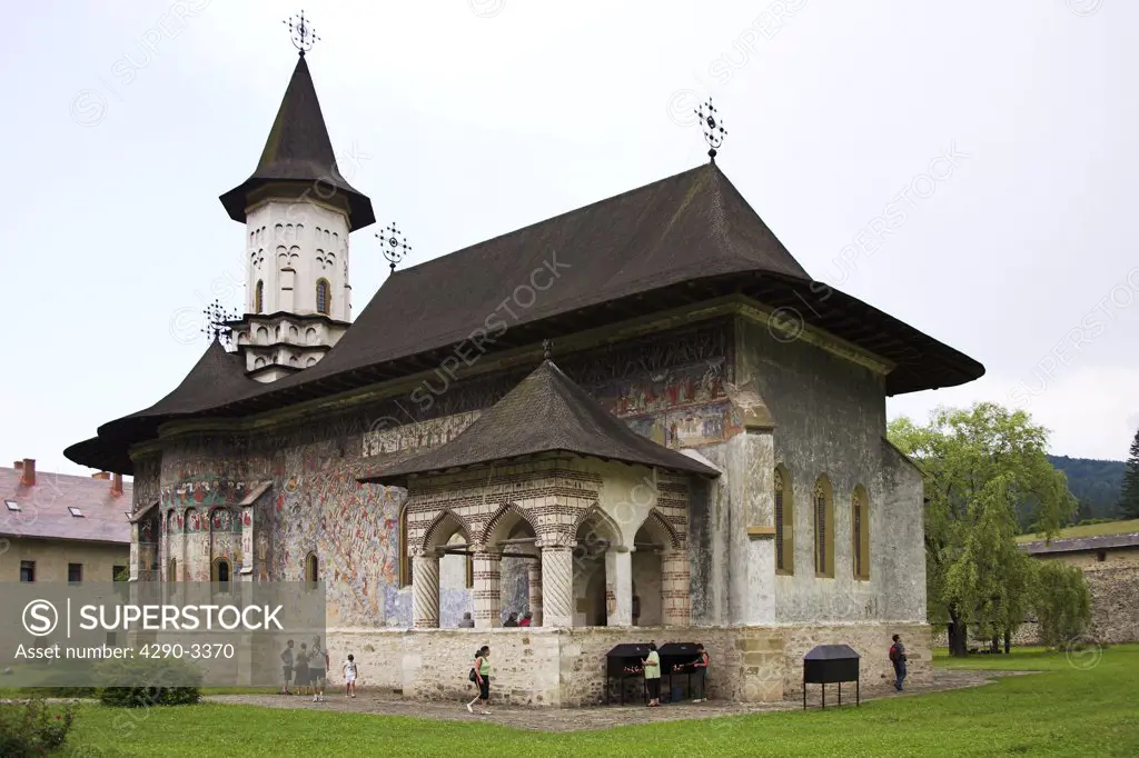 Sucevita Painted Monastery, Sucevita, Southern Bucovina, Moldavia, Romania
