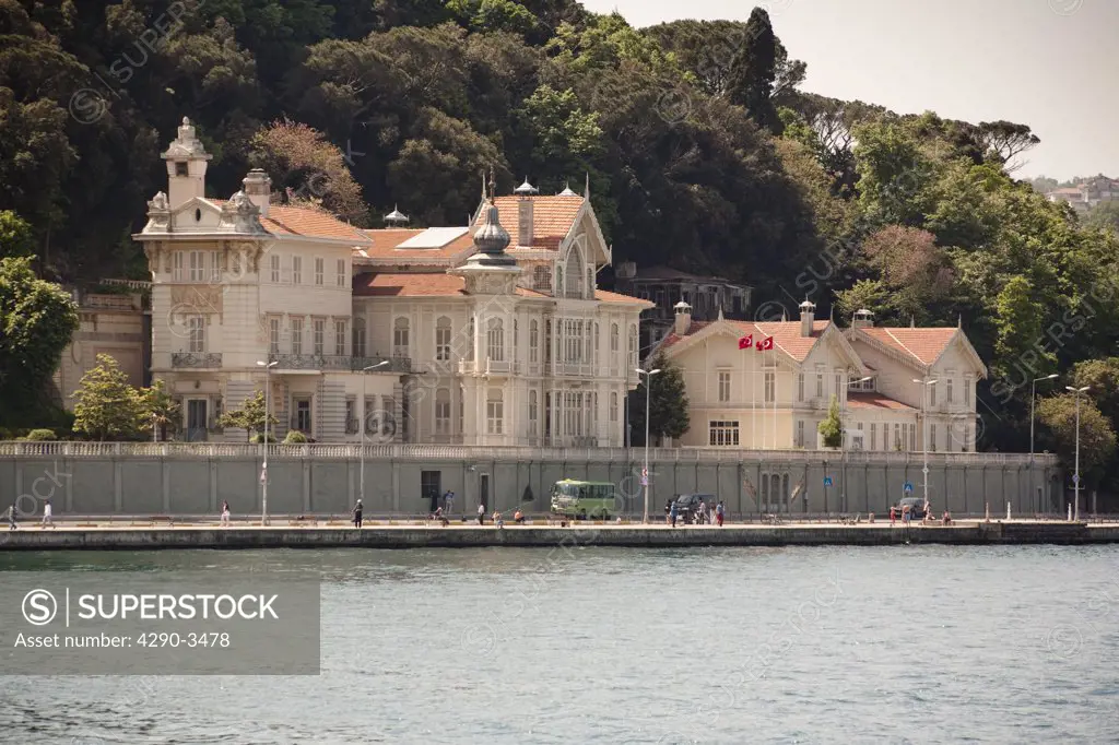 Huber Mansion, presidential summer palace, beside the Bosphorus, Tarabya, Istanbul, Turkey