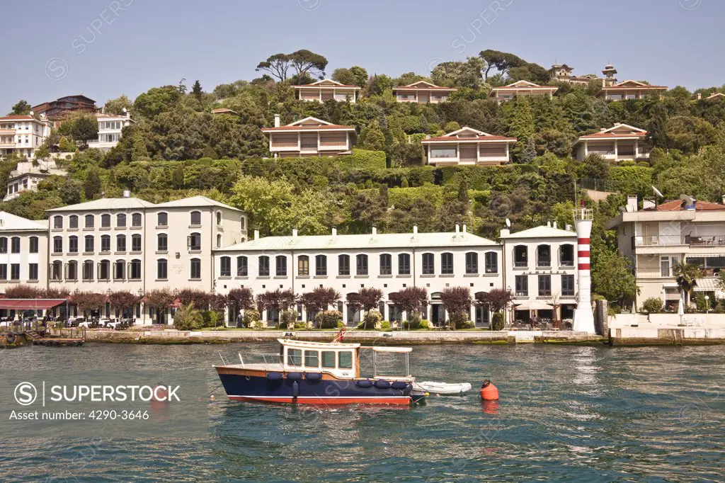 Waterside Sumahan Hotel, beside the Bosphorus Sea, Cengelkoy, Istanbul, Turkey
