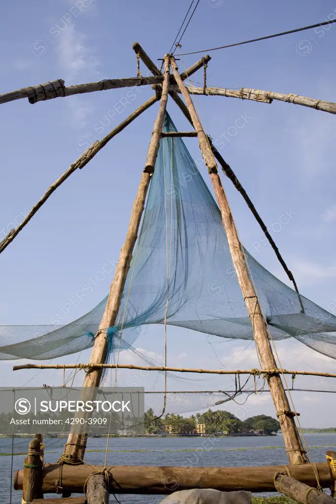 Chinese fishing nets, Fort Cochin, Cochin, Kerala, India