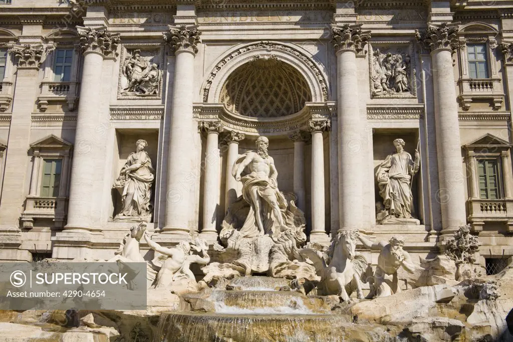 Trevi Fountain, Piazza di Trevi, Rome, Italy