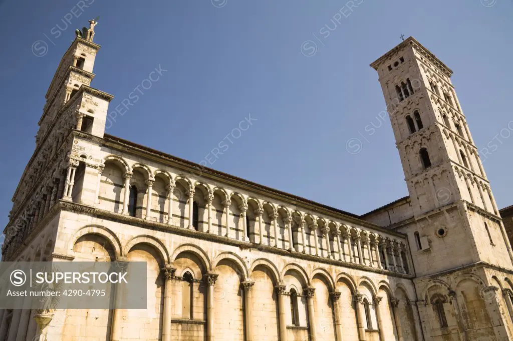 San Michele in Foro Church, Piazza San Michele, Lucca, Tuscany, Italy