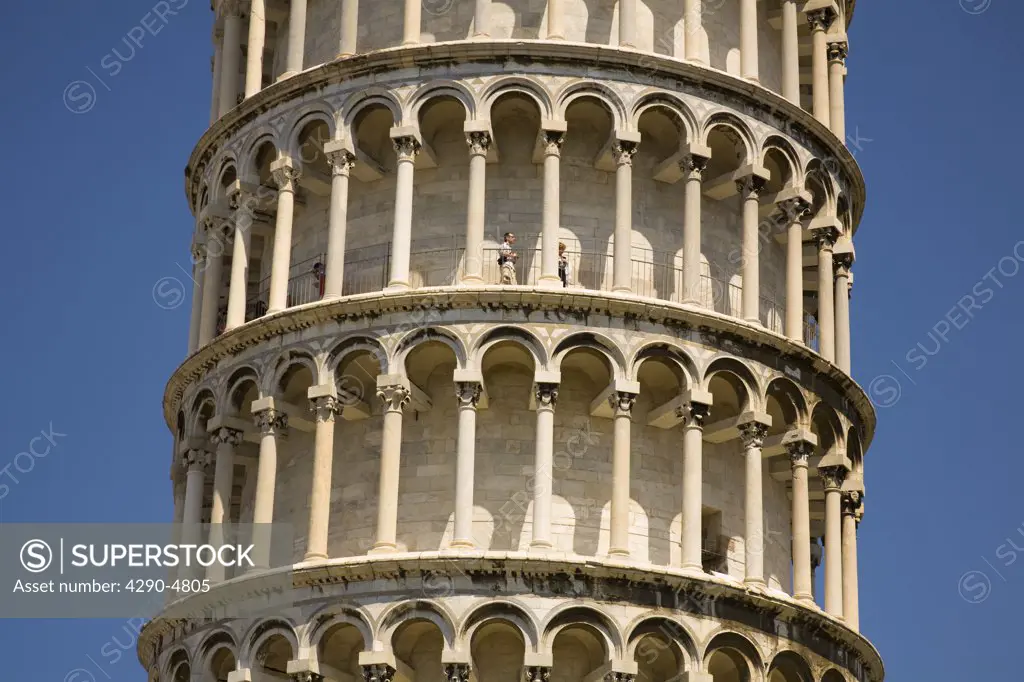 Leaning Tower of Pisa, Piazza dei Miracoli, Pisa, Tuscany, Italy