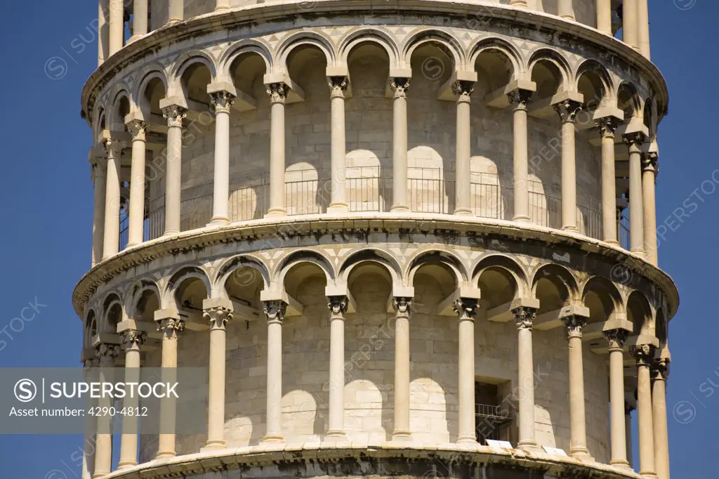 Leaning Tower of Pisa, Piazza del Duomo, Pisa, Tuscany, Italy