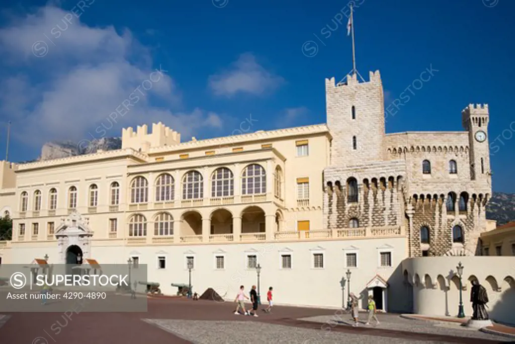 Princes Palace, Palais Princier, Monaco-Ville, Monaco, France