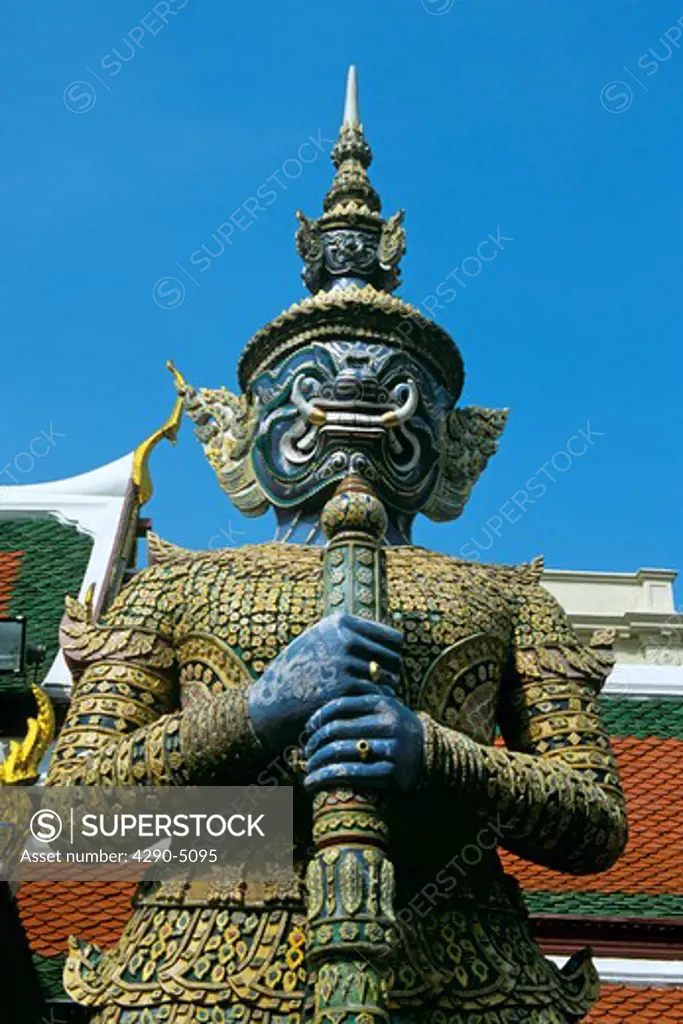 Temple Guard, Grand Palace, Bangkok, Thailand