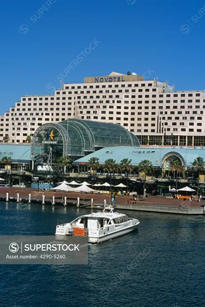 Darling Harbour, including Novotel Hotel, Sydney, New South Wales, Australia