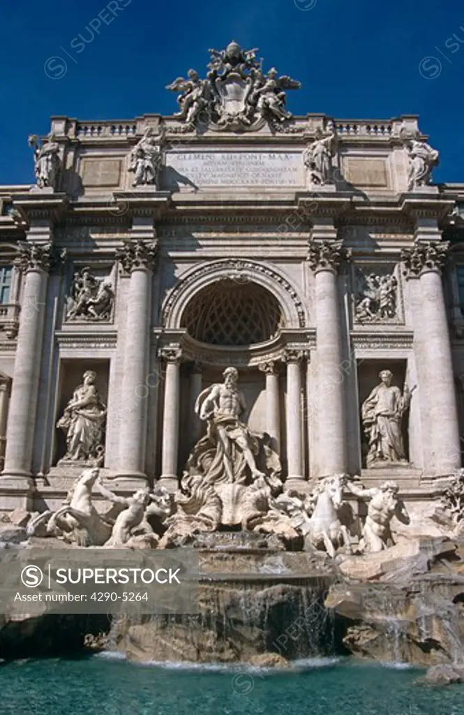Trevi Fountain, Piazza di Trevi, Rome, Italy