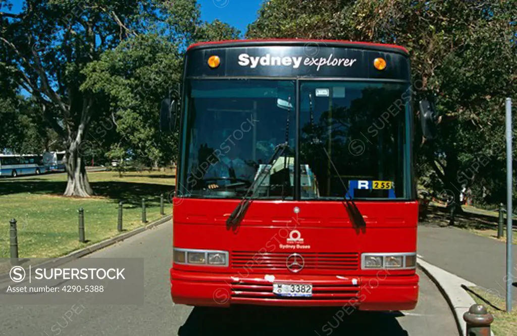 Sydney Explorer Official Tourists bus, Sydney, New South Wales, Australia