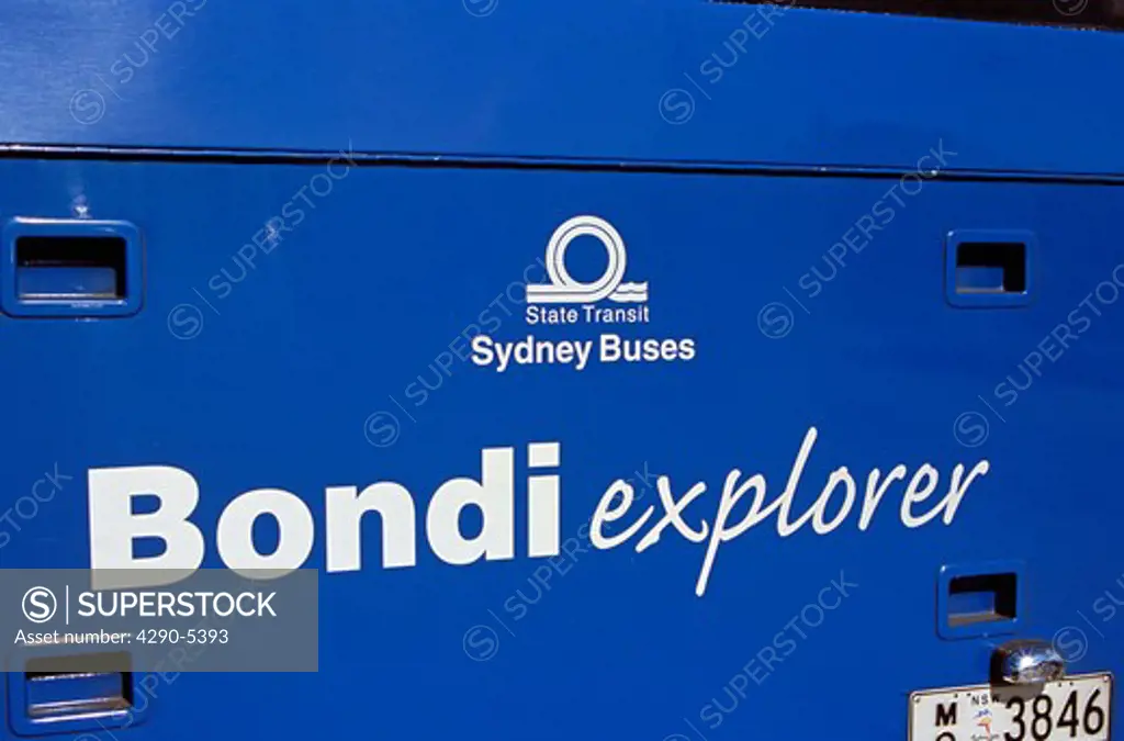 Bondi Explorer Official Tourists bus, Sydney, New South Wales, Australia