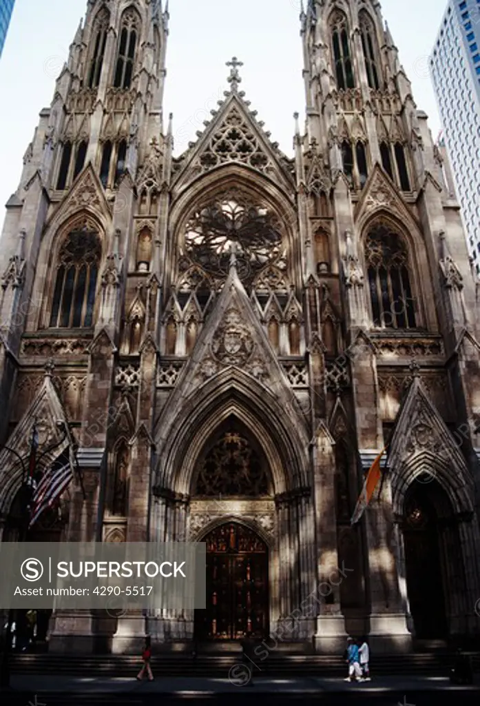 Saint Patricks Cathedral, 50th Street and 5th Avenue, New York City, New York, USA